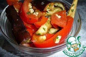 Рецепт: Салат из печеных овощей