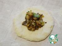 Творожные пирожки с грибами и базиликом ингредиенты