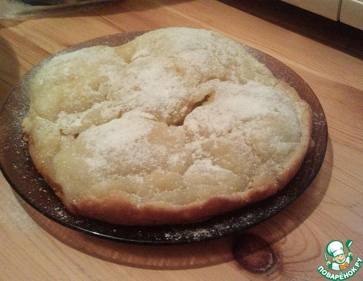 Рецепт: Пирог с яблоками Неженка