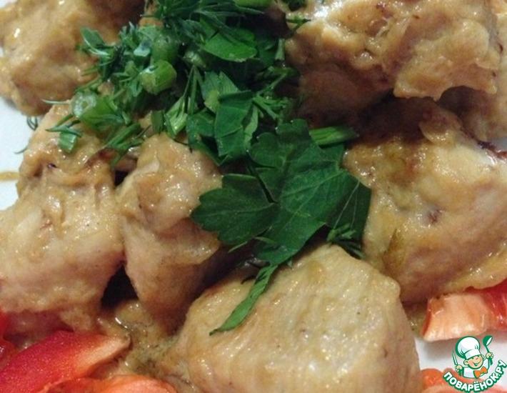 Рецепт: Куриное филе в Русском соусе