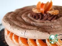 Шоколадно-мандариновый меренговый торт ингредиенты