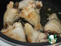 Фаршированые куриные голени, томленые в сметанном соусе ингредиенты