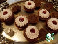 Шоколадные пирожные с бабочками ингредиенты