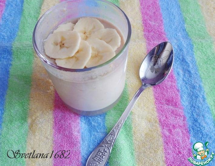 Рецепт: Банановый йогурт (домашний)
