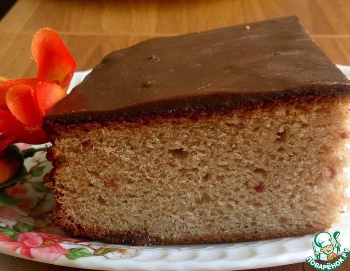 Рецепт: Пирог шоколадно-малиновый Грязные танцы