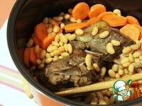 Телячьи ребрышки с фасолью и морковью ингредиенты