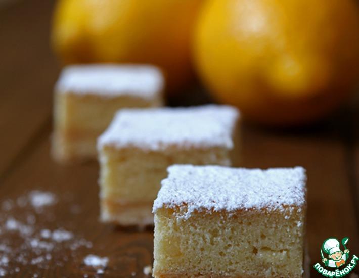 Рецепт: Лимонные пирожные на основе джема