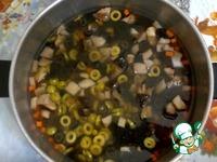 Солянка с белыми грибами и беконом ингредиенты