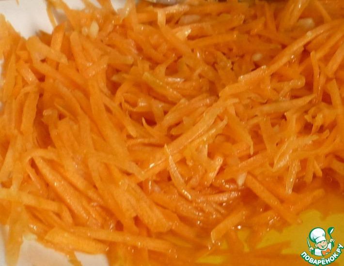 Рецепт: Морковь не по-корейски