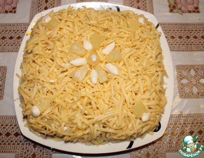 Рецепт: Салат Курица с ананасом