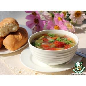Суп с фасолью и овощами