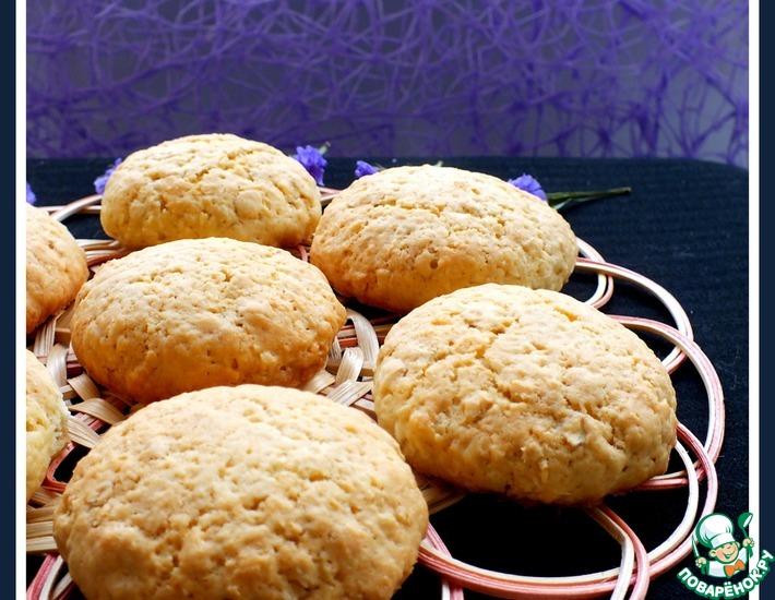Рецепт: Печенье овсяно-кокосовое