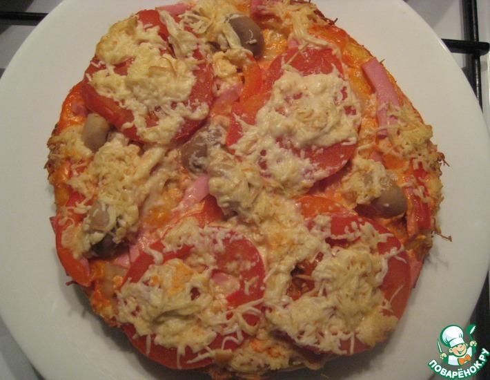 Рецепт: Пицца в мультиварке
