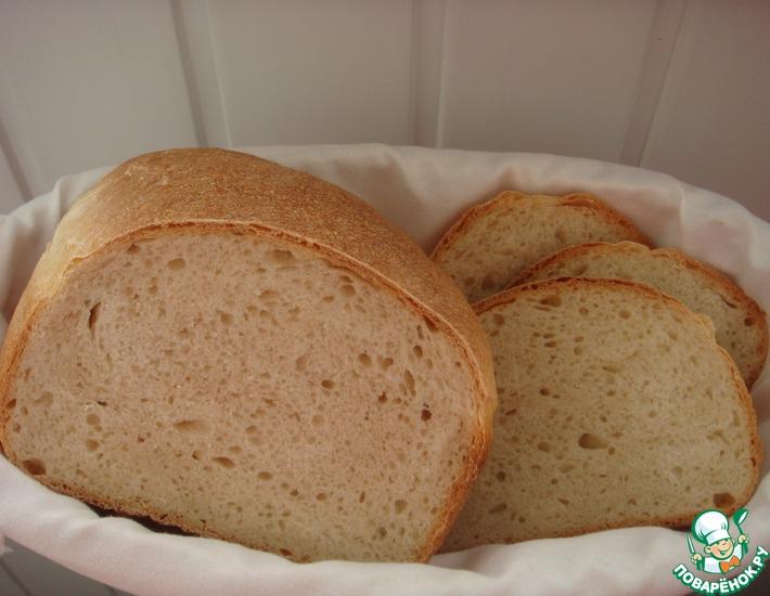 Рецепт: Хлеб для тостов на закваске
