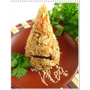 Рис по-малазийски с куриным филе и грибами