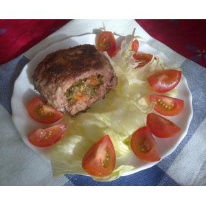 Зразы с помидорами, сыром и укропом