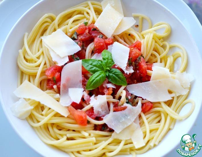 Рецепт: Соус из свежих помидоров для макарон
