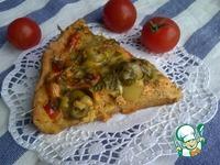 Тарт с творогом, кабачками и оливками ингредиенты