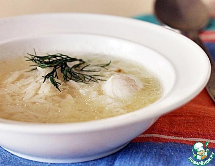 Рецепт: Суп с яйцом Жидкий рис