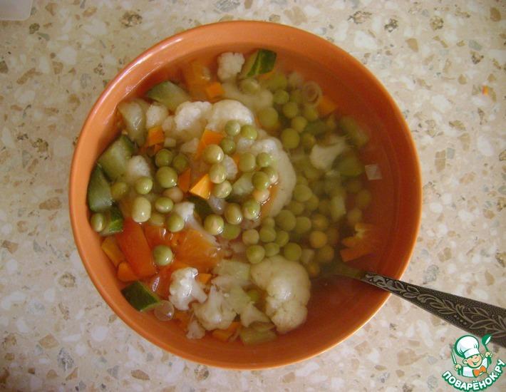 Рецепт: Луковый постный диетический суп