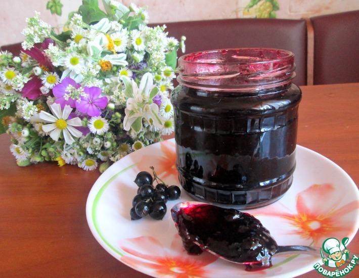 Рецепт: Варенье из черной смородины Пятиминутка
