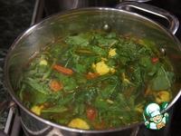Овощной суп со шпинатом ингредиенты