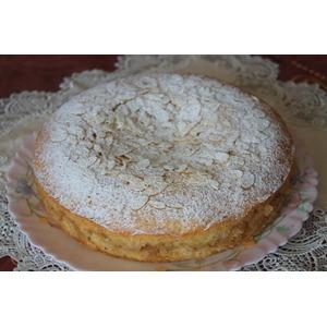 Французский миндально-яблочный пирог