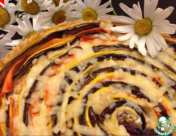 Рецепт: Овощной тарт Краски лета