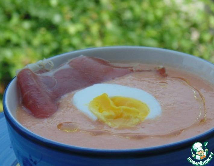 Рецепт: Холодный испанский суп Сальморехо