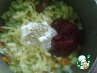 Тушеные кабачки (мамин рецепт) ингредиенты
