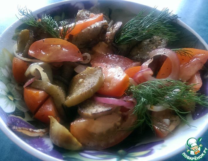 Рецепт: Салат из баклажанов