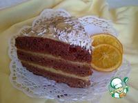 Постный шоколадный торт с апельсиновым кремом ингредиенты