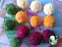 Картофельные шарики разноцветные ингредиенты