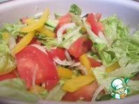 Летний салат с тунцом + заправка-соус с нотками базилика ингредиенты