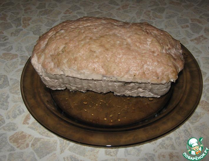 Рецепт: Мясной хлеб Большая котлета