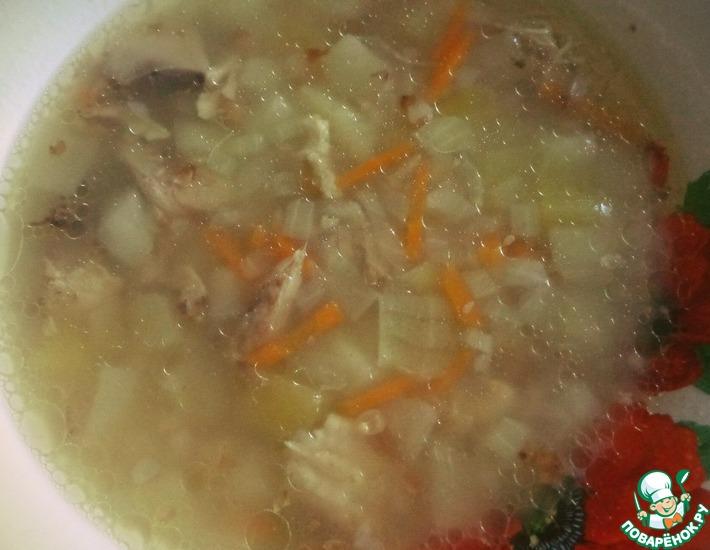 Рецепт: Суп картофельный с гречневой крупой