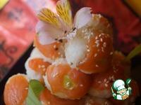 Темари-суши с сёмгой ингредиенты