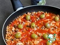 Паэлья с морепродуктами и курицей ингредиенты