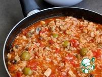 Паэлья с морепродуктами и курицей ингредиенты