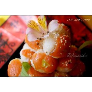 Темари-суши с сёмгой