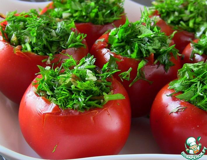 Рецепт: Фаршированные помидоры по-узбекски