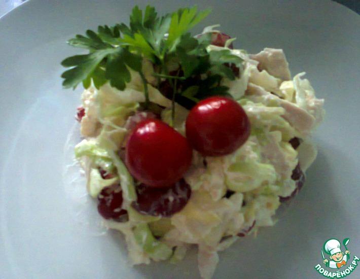 Рецепт: Салат с черешней и фетой
