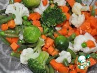 Острая паэлья с овощным миксом ингредиенты
