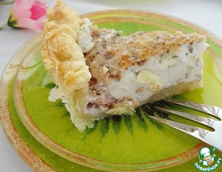 Рецепт: Пирог с сырно-ореховым суфле