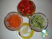 Салат Лапша с овощами ингредиенты