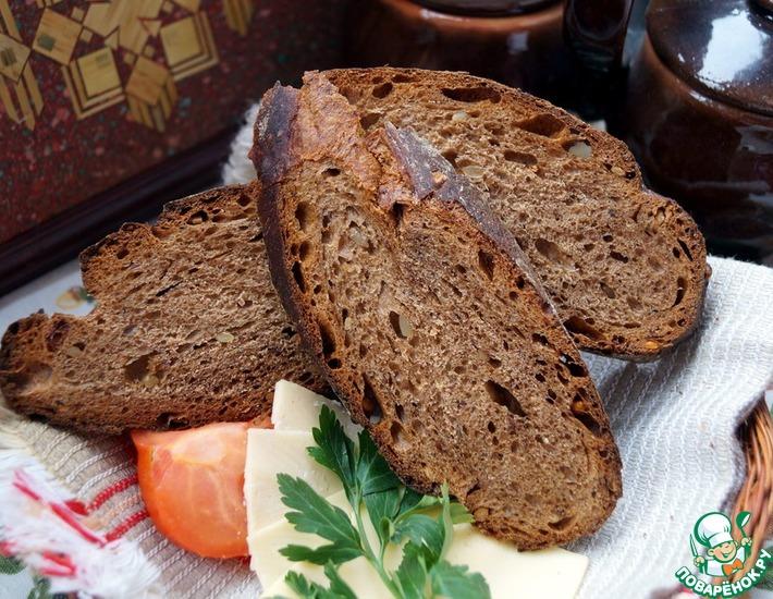 Рецепт: Швабский хлеб с семечками и сухофруктами