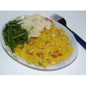 Рис с кешью и овощи в мультиварке