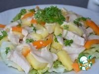 Курино-ананасовый салат ингредиенты
