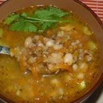 Тосканский суп из смеси бобовых в мультиварке