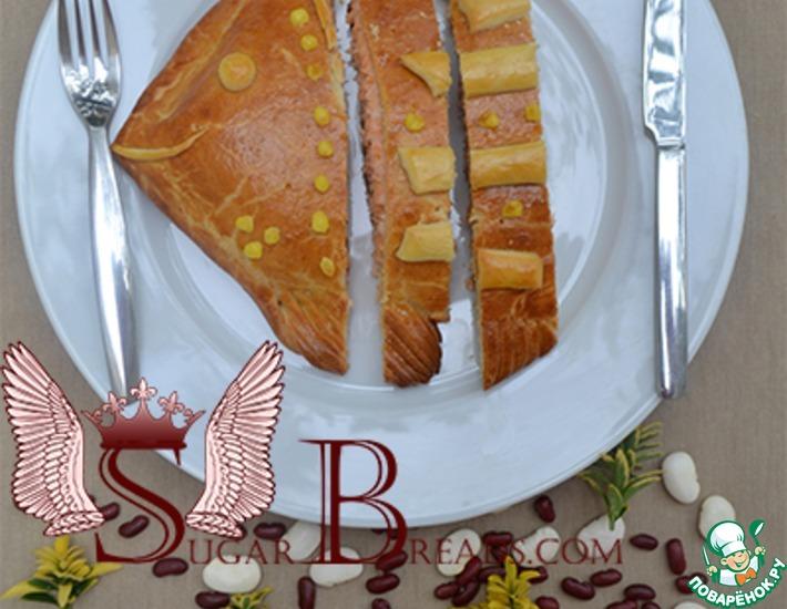 Рецепт: Пирог “Рыба-Соломон”